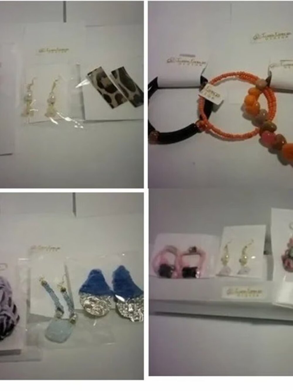 earrings and bracelets 12 pcs